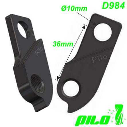 Ausfallende Schaltauge Pilo D984 CNC Focus