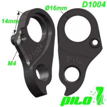 Ausfallende Schaltauge Pilo D1004 CNC Marin