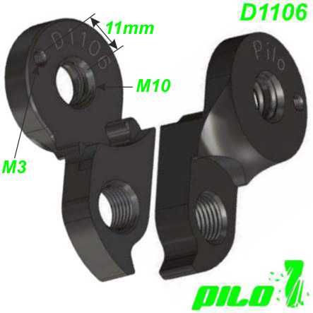 Ausfallende Schaltauge Pilo D1106 CNC Ghost Kuota