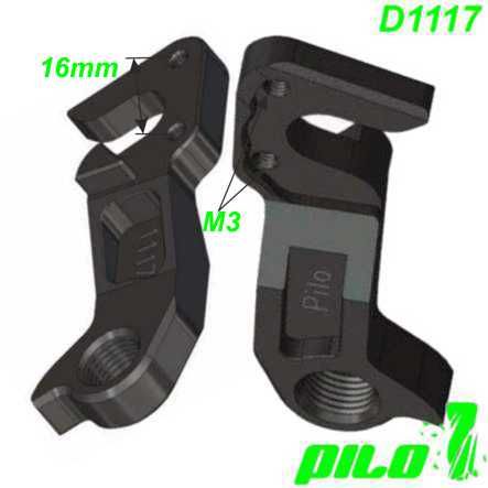 Ausfallende Schaltauge Pilo D1117 CNC GT Bicycles