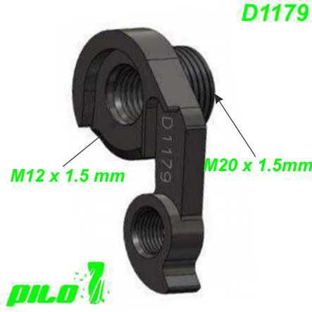 Ausfallende Schaltauge Pilo D1179 CNC Bulls