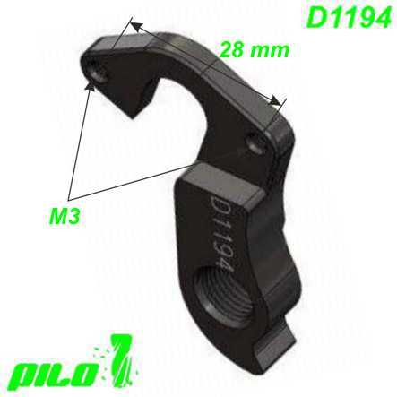 Ausfallende Schaltauge Pilo D1194 CNC Bulls