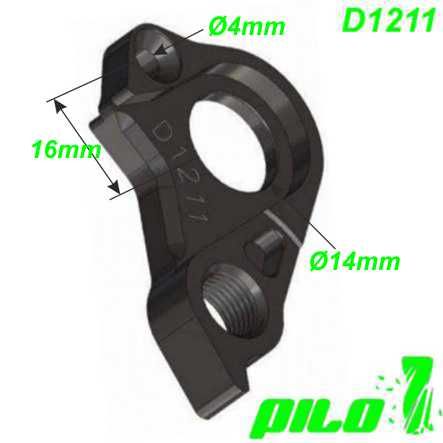 Ausfallende Schaltauge Pilo D1211 CNC Canyon