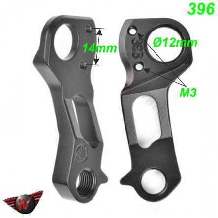 Ausfallende Schaltauge Wheels 396 CNC Trek