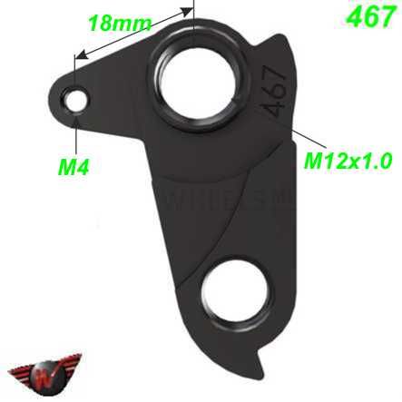 Ausfallende Schaltauge Wheels 467 CNC Canyon