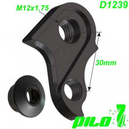 Ausfallende Schaltauge Pilo D1239 CNC Conway Haibike Husqvarna Kellys Peugeot Raymon
