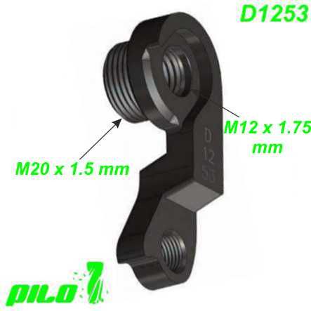 Ausfallende Schaltauge Pilo D1253 CNC Bulls