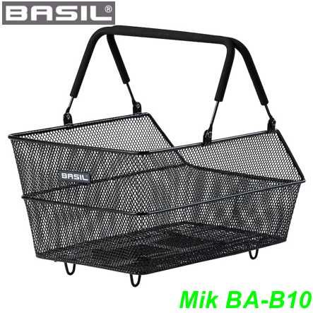Basil MIK Einkaufskorb BA-B14 42x33x25 cm schwarz engmaschig 25 Lt