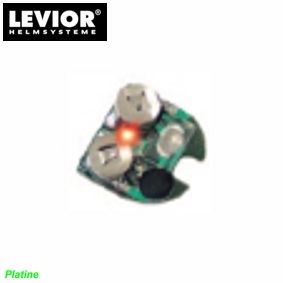 Platine rot 1LED für Quick Safe Helm LEVIOR