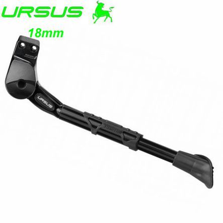 Ursus Seitenständer King Evo XL 27.5-29  2-Loch 18 mm schwarz auf Rahmen