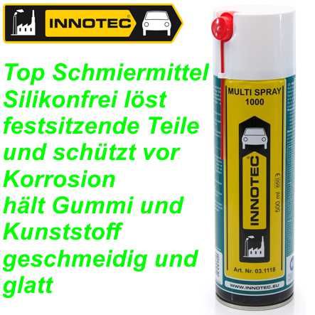 Multispray 1000 Innotec 500 ml top Schmiermittel silikonfrei