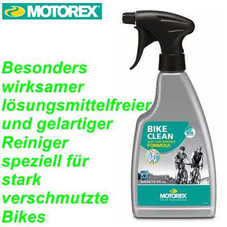 Motorex Fahrradreiniger Bike Clean 500 ml Zerstäuber