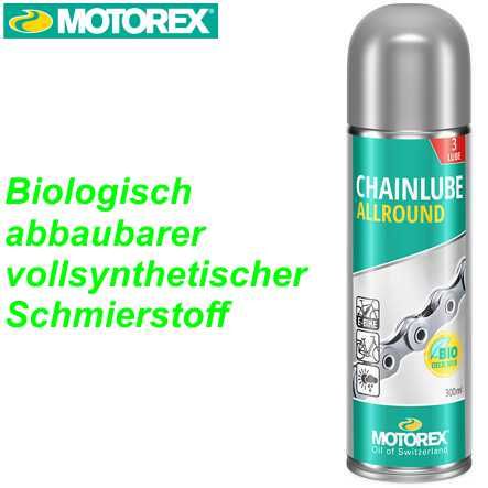 Motorex Kettenschmiermittel Kettenspray Chainlube Allround Spray 300 ml universal