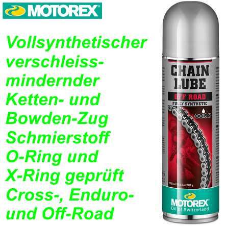 Motorex Kettenspray Chainlube Off Road 500 ml