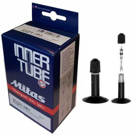 Mitas Schlauch Fahrrad AV 12 1/2x2 1/4 (47/62-203) Schrader/Auto/American/Moto Ventil