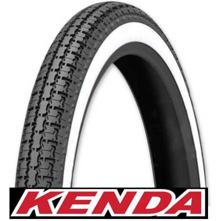 Kenda Mofa Pneu K252 WW 16x2.25 16x2 1/4 Weisswand B8 38J TT