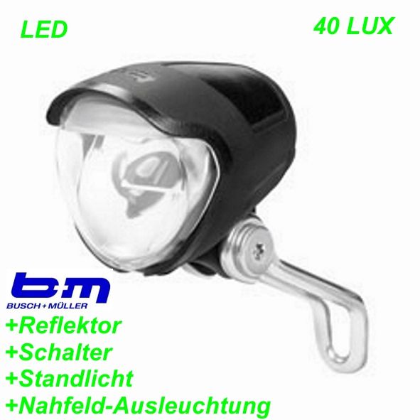 Scheinwerfer Lumotec IQ Avy T Senso Plus 30 Lux on/off