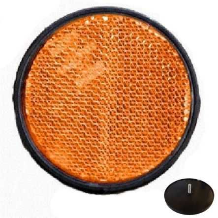 ULO Rückstrahler Reflektor orange Ø 50 mm 125 62 71