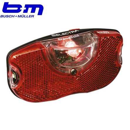 Rücklicht BM Selectra plus 3LED Standlicht-Autom. DynamoKondensator 50mm