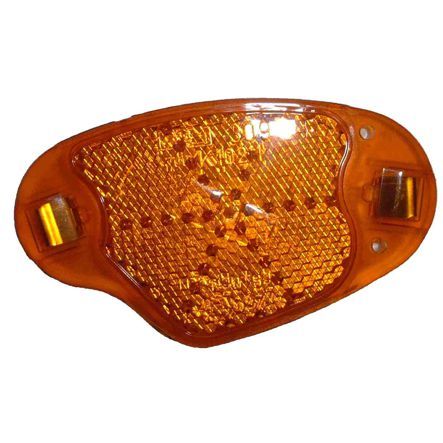 Speichenreflektor  trapezform orange reflektierend