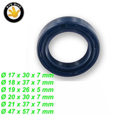 Mofa Bye Bike Simmerring Ø 21x37x7 mm Vorderrad Einlippig