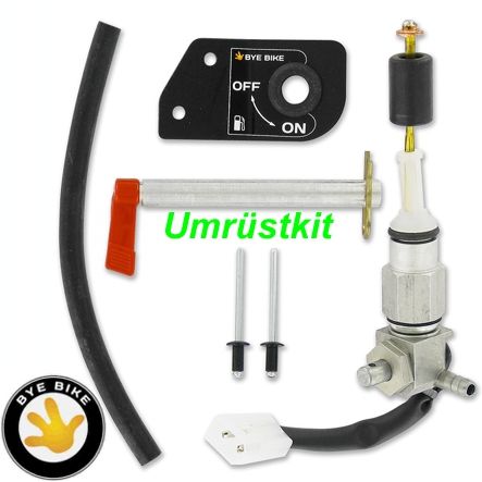 Mofa Benzinhahnen Bye Bike Umrüstkit Unterdruck => Manuell