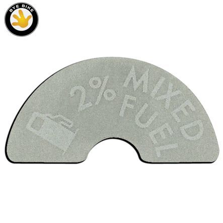 Aufkleber Mix 2% Bye Bike 30 km/h