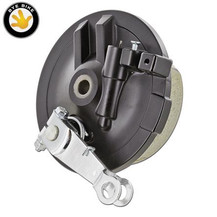 Bremsschild Bremsteller vorne mit Bremsbacken Bye Bike