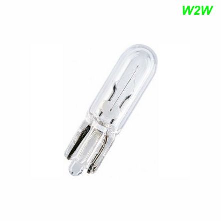 Glühlampe Glassockel T5 W2W 12V 1.2W