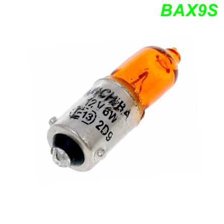 Mofa Glühlampe BAX9S 12V 6W H6W halogen orange Blinker
