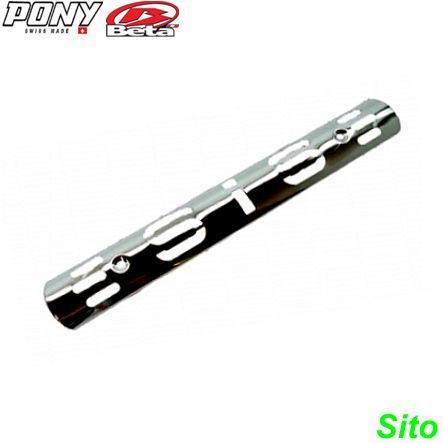 Mofa Auspufftopf Hitzeschild Pony Cross 521/Cilo Sito chrom i.Schrauben zu 85.0.30.I