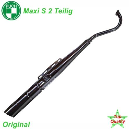 Mofa Auspuffanlage 2 teilig Puch Maxi Ø 22 mm original Puch mit Nr. komplett