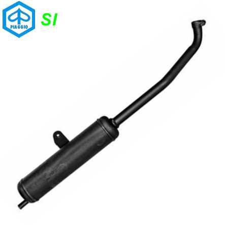 Mofa Auspuffanlage Piaggio SI Sito plus Ø 25 mm Topf rund