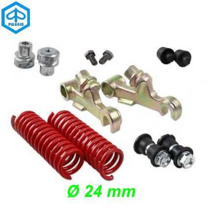 Gabel Reparatursatz Schwingarm ECO Piaggio 24mm li / re m.Federn kompl.