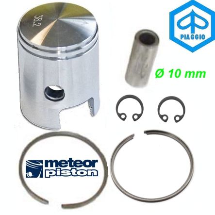 Mofa Kolben Piaggio Ciao SI L-Ring Bolzen 10 mm Ø 38.2 mm Meteor PKK
