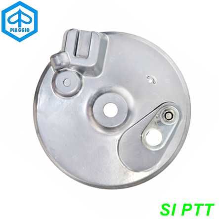 Bremsschild Bremsteller Piaggio SI PTT silber Restbestand