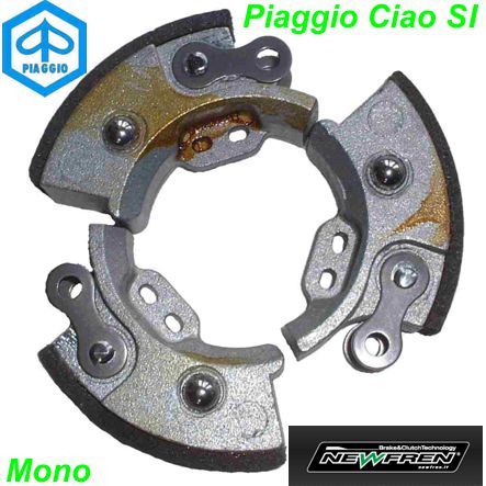 Kupplungsbacken Set 3 Stück Piaggio Ciao SI Bravo Mono Newfren