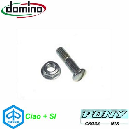 Domino Hebelschraube mit Mutter Pony Beta Piaggio Ciao SI Bravo