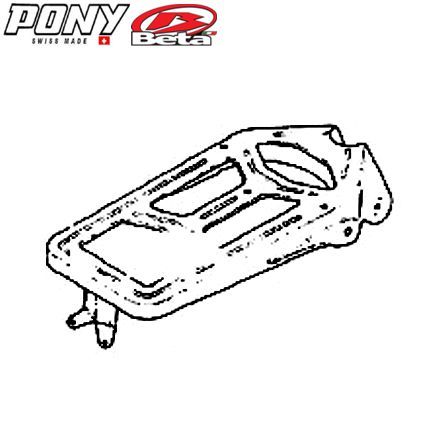 Gepäckträger dunkel rot Pony GTX