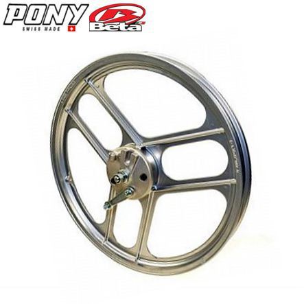 Vorderrad 17 (21) alu silber leer Pony Beta GTX