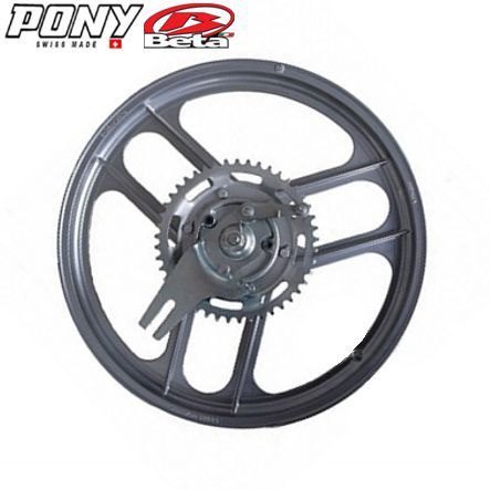 Hinterrad 17 (21) silber leer Pony GTX BETA