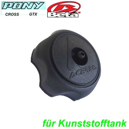 Mofa Tankdeckel Pony Beta ohne Schloss für Kunststofftank