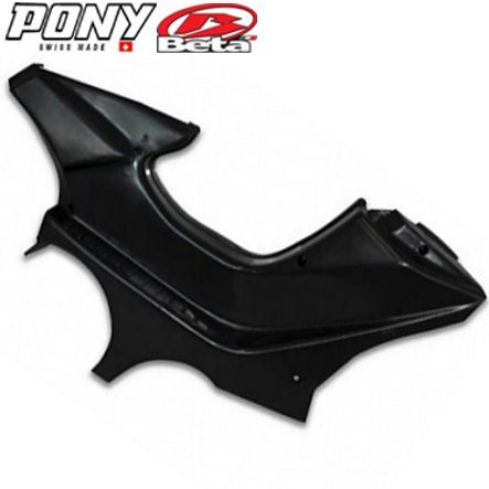 Motorverschalung links Pony Beta Cross schwarz