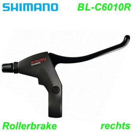 Shimano Bremshebel BL-C6010R rechts Nexus Rollerbrake schwarz 4-Finger