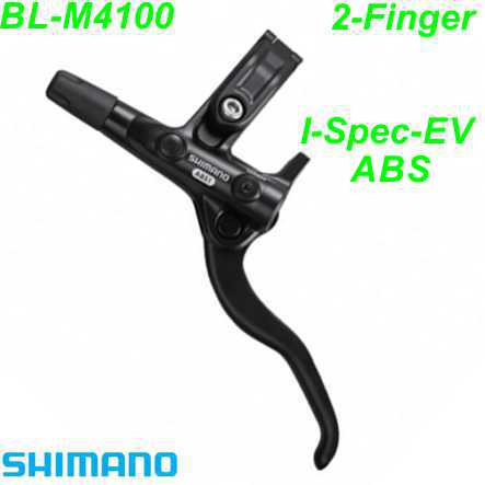 Shimano Bremshebel BL-M4100 ABS Disc 2-Finger links schwarz