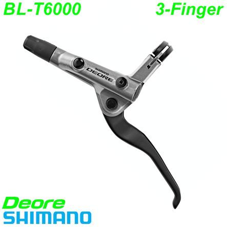 Shimano Bremshebel BL-T6000 Disc links silber 3-Finger Box