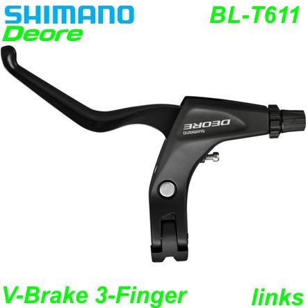 Shimano Bremshebel links BL-T611 Deore 3-F. V-Brake  schwarz