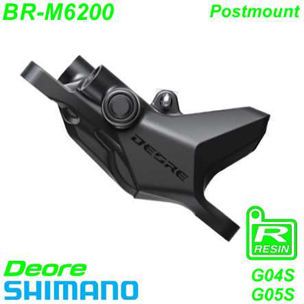 Shimano Bremssattel DEORE BR-M6200 Postmount vorne/hinten