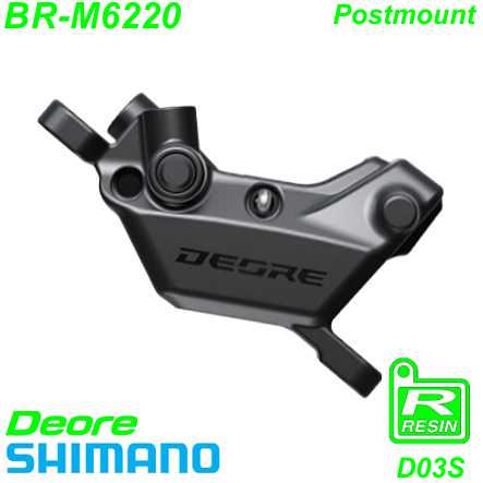Shimano Bremssattel DEORE BR-M6220 Postmount vorne/hinten