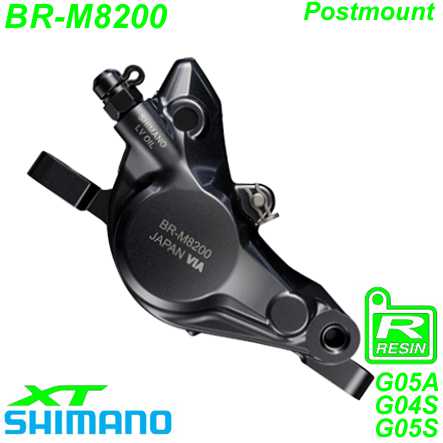Shimano Bremssattel XT BR-M8200 Postmount vorne/hinten
